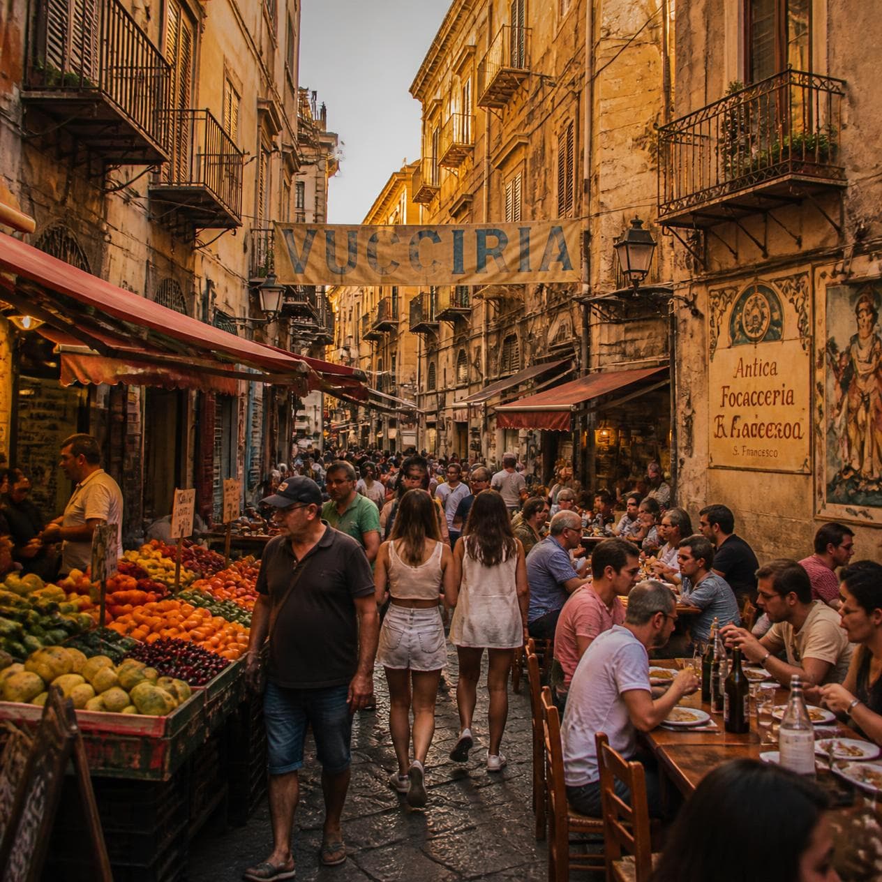 Anti-Mafia Walking Tour of Palermo with aperitif