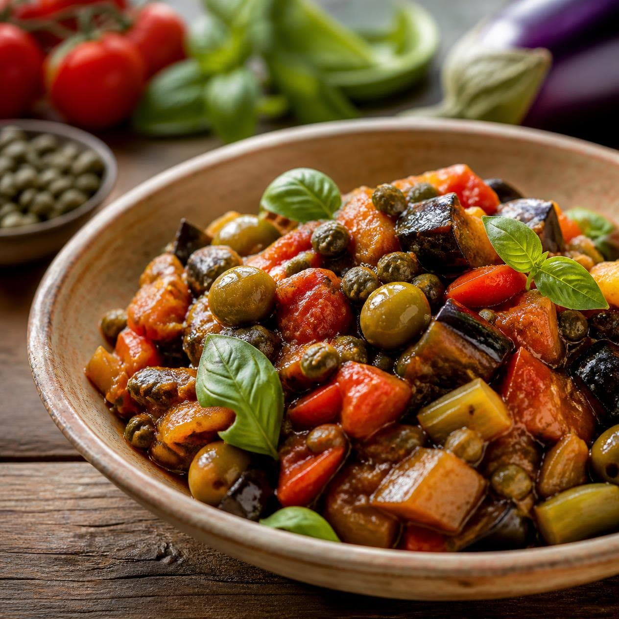 Mani in Pasta in Palermo: Discover Caponata